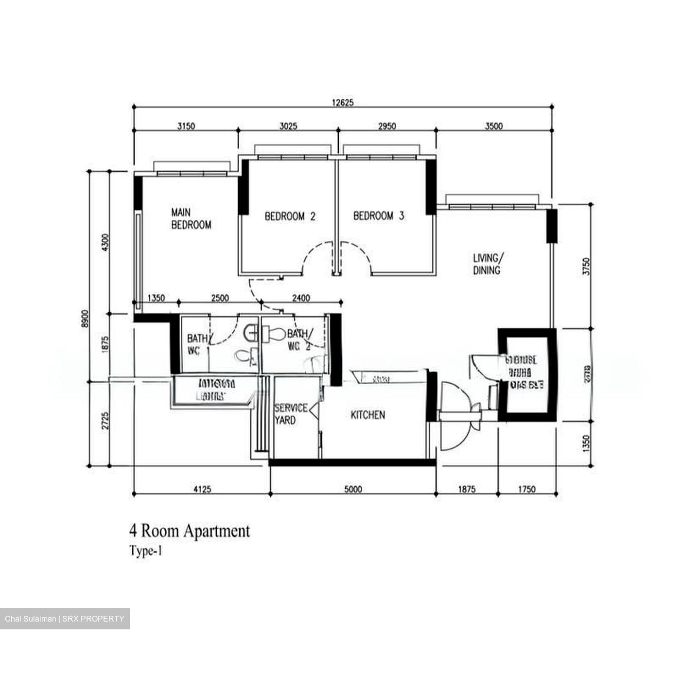 Blk 462B Blossom Spring @ Yishun (Yishun), HDB 4 Rooms #574234371